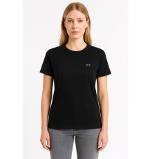 MUCEMU109 BİSİKLET YAKA TİŞÖRT SİYAH UNISEX 