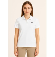 MUCEMU111 POLO YAKA TİŞÖRT BEYAZ UNISEX 