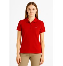 MUCEMU111 POLO YAKA TİŞÖRT KIRMIZI UNISEX
