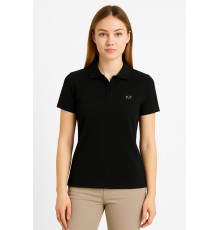 MUCEMU111 POLO YAKA TİŞÖRT SİYAH UNISEX 