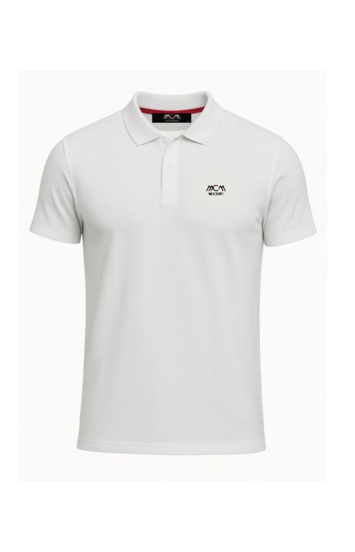 MUCEMU111 POLO YAKA BEYAZ UNISEX TİŞÖRT MUCEMU111 POLO YAKA BEYAZ UNISEX TİŞÖRT