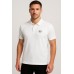 MUCEMU111 POLO YAKA BEYAZ UNISEX TİŞÖRT
