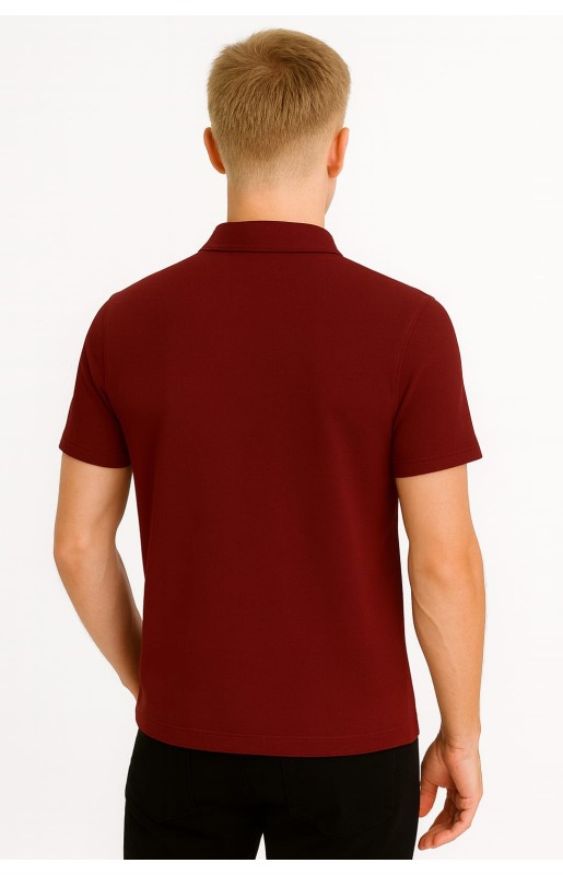 MUCEMU111 POLO YAKA BORDO UNISEKS TİŞÖRT MUCEMU111 POLO YAKA BORDO UNISEKS TİŞÖRT