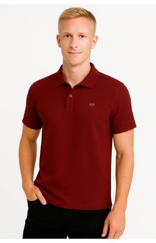 MUCEMU111 POLO YAKA BORDO UNISEKS TİŞÖRT MUCEMU111 POLO YAKA BORDO UNISEKS TİŞÖRT