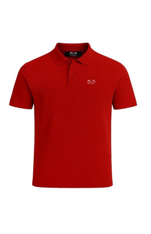 MUCEMU111 POLO YAKA KIRMIZI UNISEX TİŞÖRT MUCEMU111 POLO YAKA KIRMIZI UNISEX TİŞÖRT