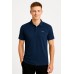 MUCEMU111 POLO YAKA LACİVERT UNISEX TİŞÖRT