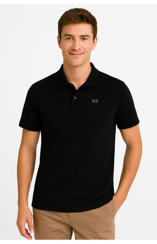 MUCEMU111 POLO YAKA SİYAH UNISEX TİŞÖRT MUCEMU111 POLO YAKA SİYAH UNISEX TİŞÖRT