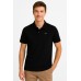 MUCEMU111 POLO YAKA SİYAH UNISEX TİŞÖRT